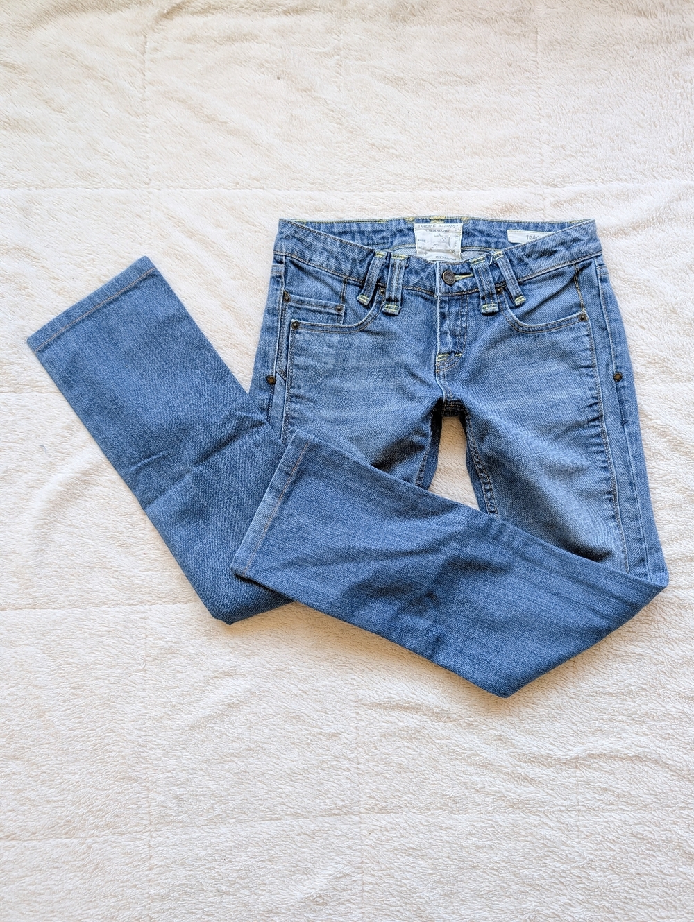 Taverniti SO Tracy Low Rise Straight Leg Jeans